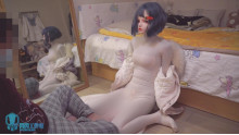 双層保暖のKigurumiヒューマノイド人形
